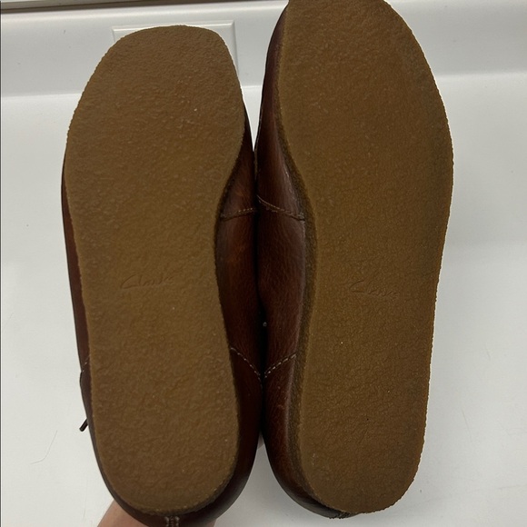Clark’s Shacre II Run Lace Up Leather Shoes/Wallabee pattern